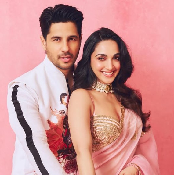 Sidharth Malhotra with his wife Kiara Advani