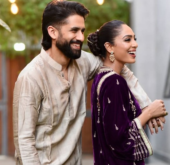 Sobhita Dhulipala with her husband Naga Chaitanya