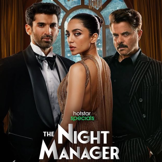 Sobhita Dhulipala on the poster of the web series 'The Night Manager'