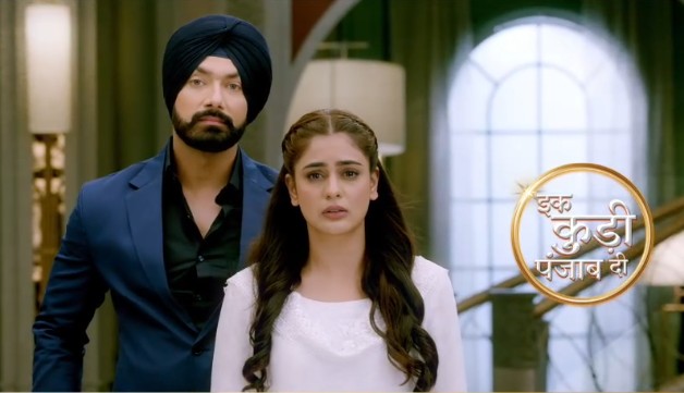 Tanisha Mehta with Avinash Rekhi in the serial 'Ikk Kudi Punjab Di'