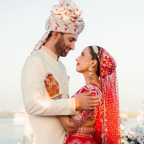 Ushna Shah Wedding Picture