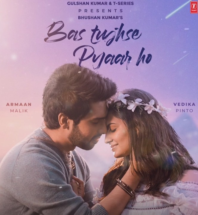 Vedika Pinto with Armaan Malik in the song 'Bas Tujhse Pyaar Ho'