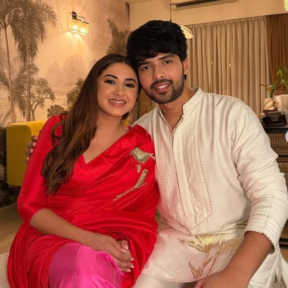 Aashna Shroff with her husband Armaan Malik