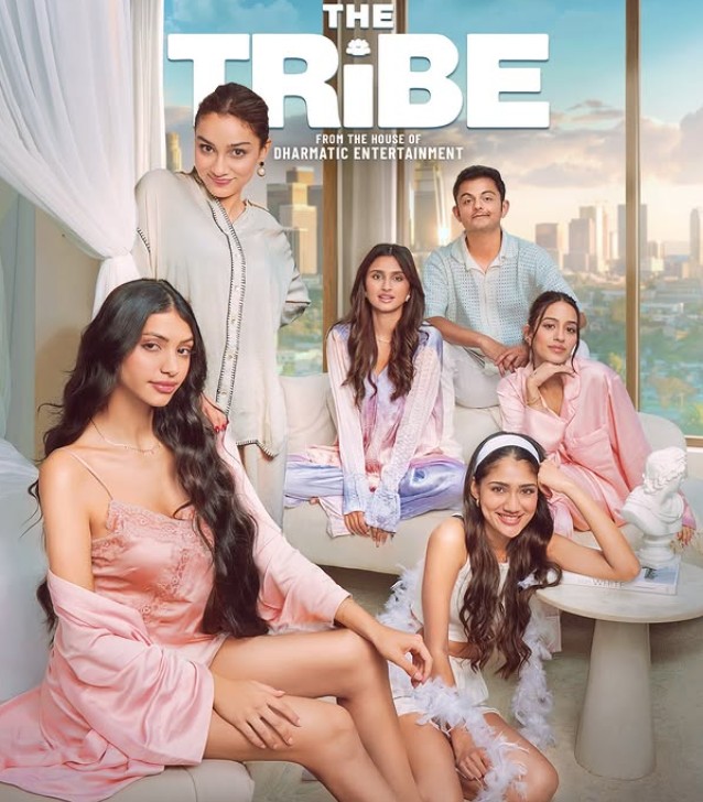 Alfia in the poster of the TV Series 'The Tribe'