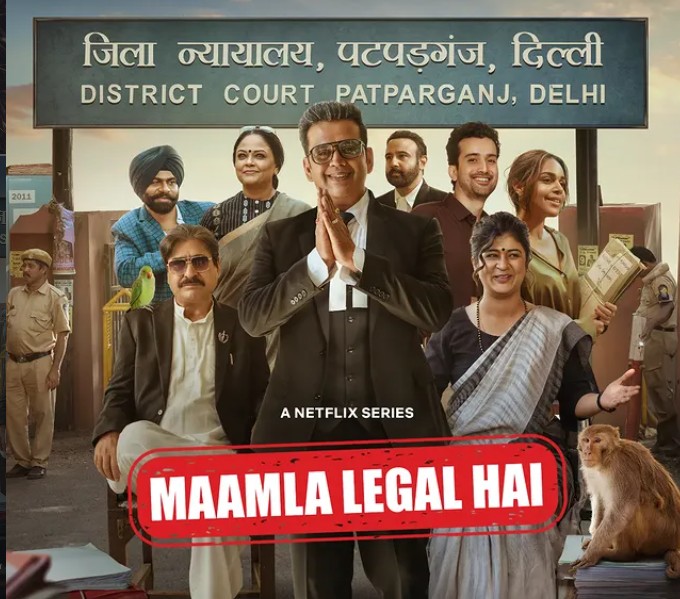 Anant Joshi on the Poster of the web series 'Mamla Legal Hai'