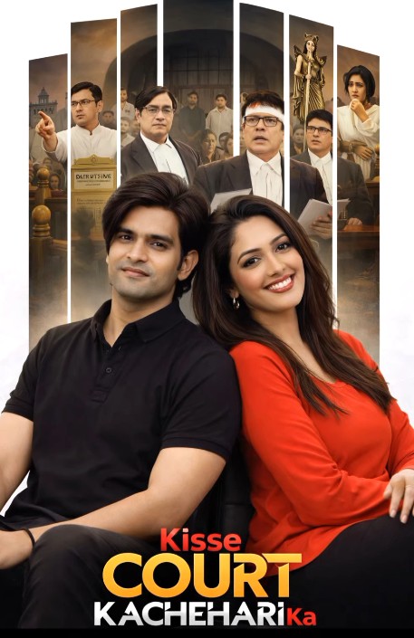 Anju Jadhav on the poster of the film 'Kissa Court Kachehari ka'