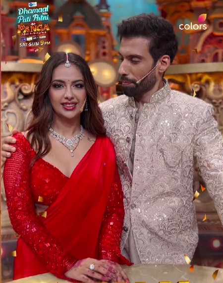 Milind Chandwani & Avika Gor in the tv show "Pati Patni Aur Panga"