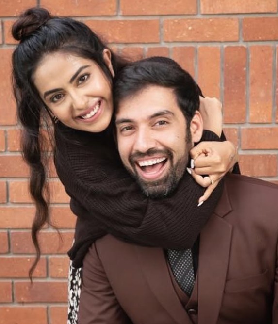 Milind Chandwani with his wife Avika Gor