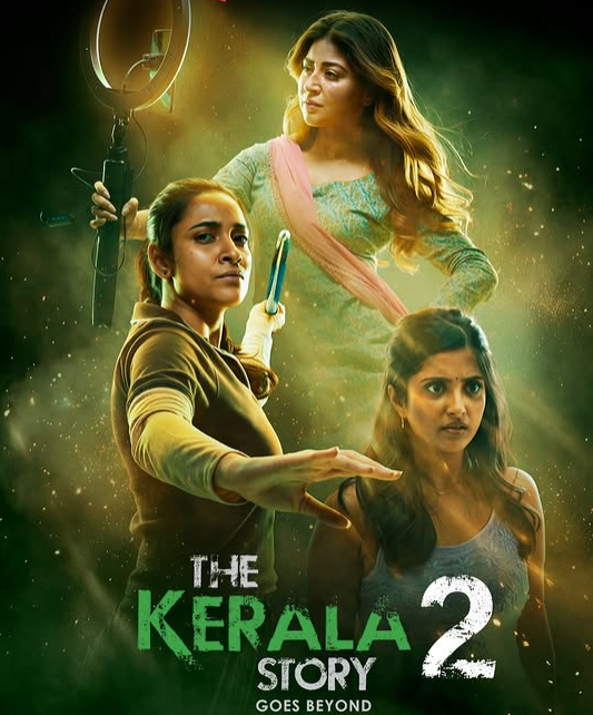 Aishwarya Ojha on the poster of the film 'The Kerala Story 2'
