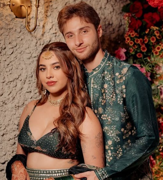 Aaliyah Kashyap with her husband Shane Gregoire