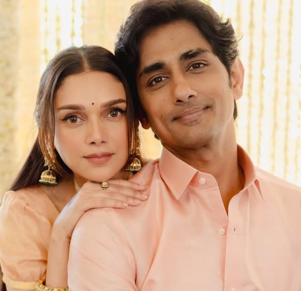 Aditi Rao Hydari With her husband Siddharth