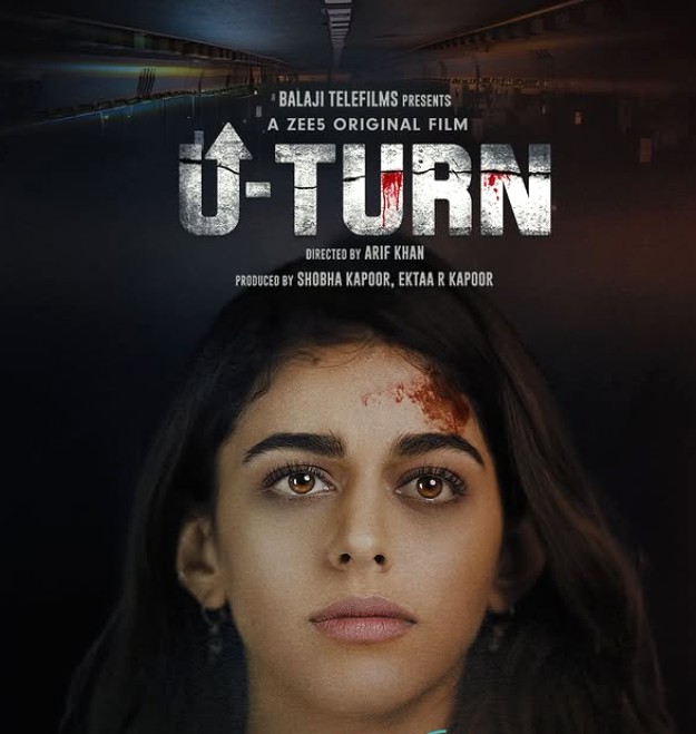 Alaya F on the poster of the film 'U-Turn'