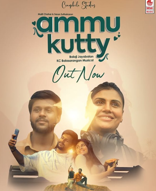 Malti Chahar with Saran Suthakaran in the Tamil Music video 'Ammu Kutty'