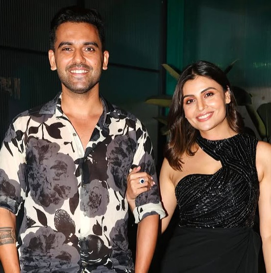 Malti Chahar with her brother Deepak Chahar