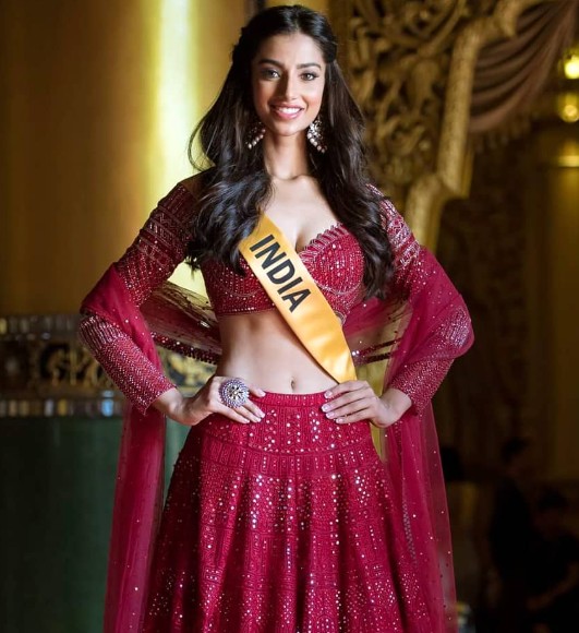 Meenakshi Chaudhary won the title Miss Femina India Haryana
