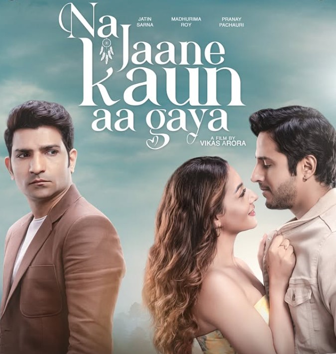 Pranay Pachauri on the poster of the film 'Naa Jaane Kaun Aa Gaya'