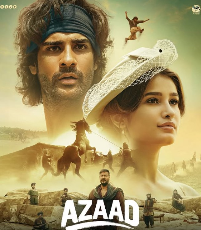 Rasha Thadani on the Poster of the film 'Azaad'