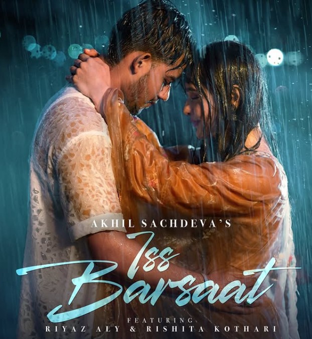 Rishita Kothari and Riyaz Ali in the music video 'Iss Barsaat'