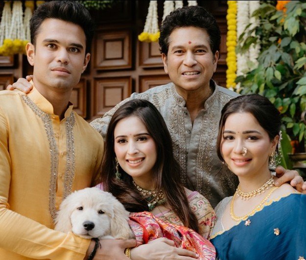 Saaniya Chandok with her family