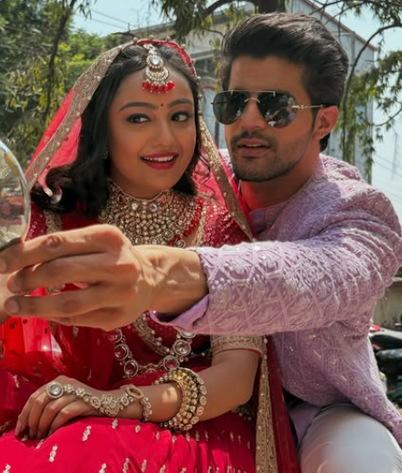 Sorab Bedi with  Sanchita Ugale in the TV serial 'Dilwali Dulha Le Jayegi'