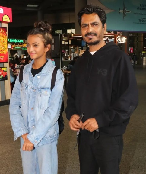 Shora Siddiqui with her father Nawazuddin Siddiqui