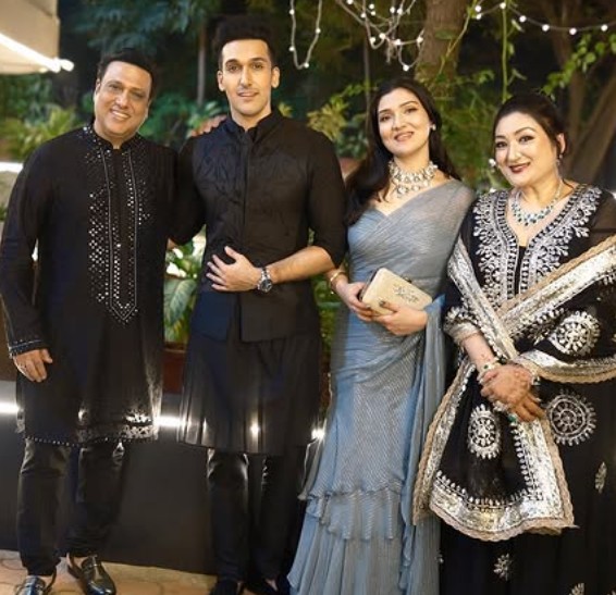 Yashvardhan Ahuja with his family