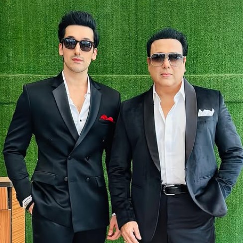 Yashvardhan Ahuja with his father Govinda