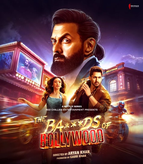 Sahher Bambba on the Poster of the Web Series 'The Ba**ds of Bollywood'