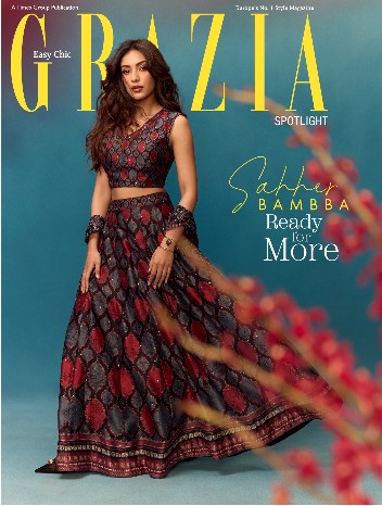 Sahher Bambba on the cover Page of the Grazia Magazine