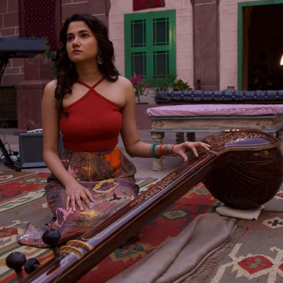 Aaliyah Qureishi as Ananya in a scene from the web series 'Bandish Bandits'