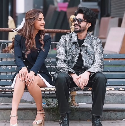 Jayy Randhawa and Jasmine Bhasin in the film 'Badshah'