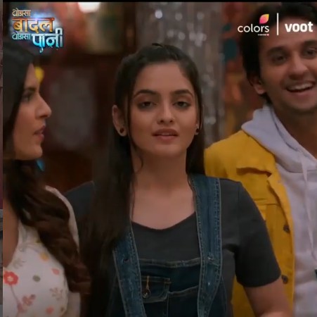 Neha Harsora in a scene of the TV Serial 'Thoda Sa Baadal Thoda Sa Paani'