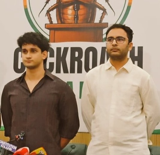 Ashutosh Ranka with CJP Spokesperson Saurav Das