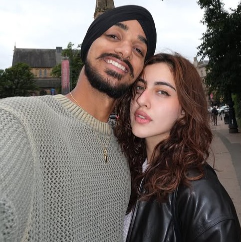 Samreen Kaur with her Boyfriend Arshdeep Singh