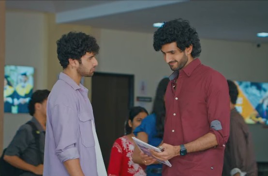 Shubhkaran Bhopal with Banuj Sood in a scene of the film 'Dil Deewana Ho Gaya'