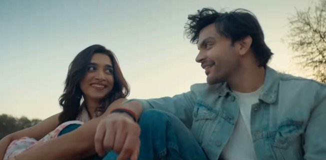 Aafiya Sayed with Veer Pahariya in a scene of the upcoming film 'Prem Keetanu'