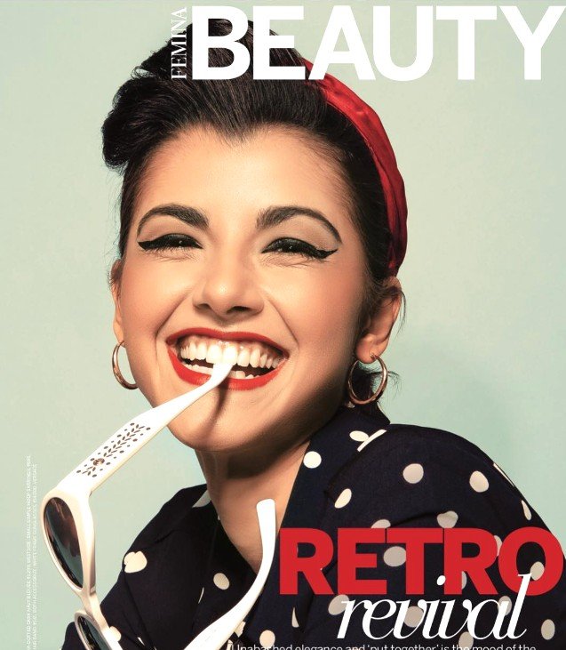 Ayesha Kanga on the cover of Femina Beauty Magazine