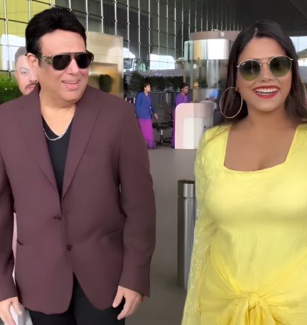 Komal Rani Swarnkar with Govinda