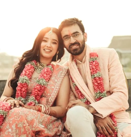 Pranjal Kamra and Priya Jain wedding Picture