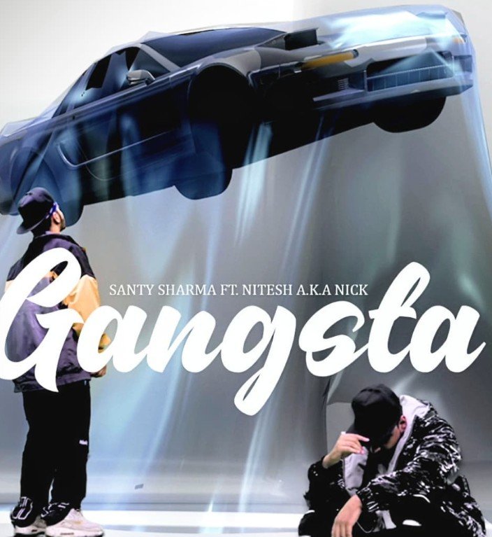 Santy Sharma in the hip hop song 'Gangsta'