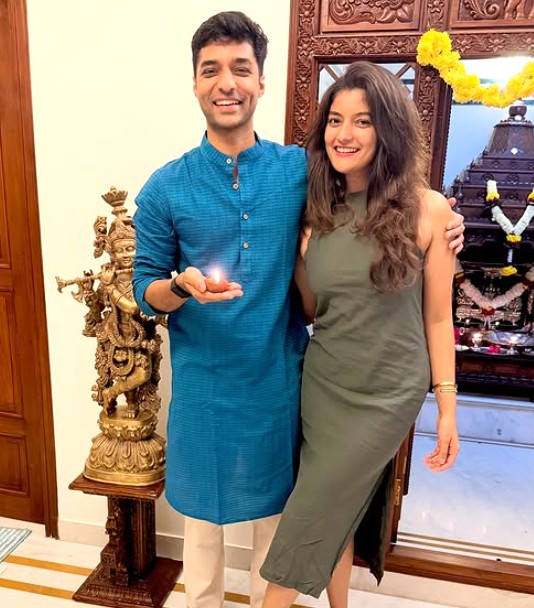 Sharan Hegde with his sister Shreya Hegde