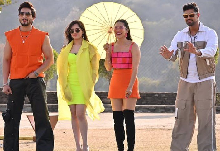 Tanuj Virwani as the host of the reality show 'MTV Splitsvill 15'