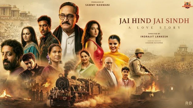Akaisha Vats on the poster of the upcoming film ' 'Jai Hind Jai Sindh: A Love Story'