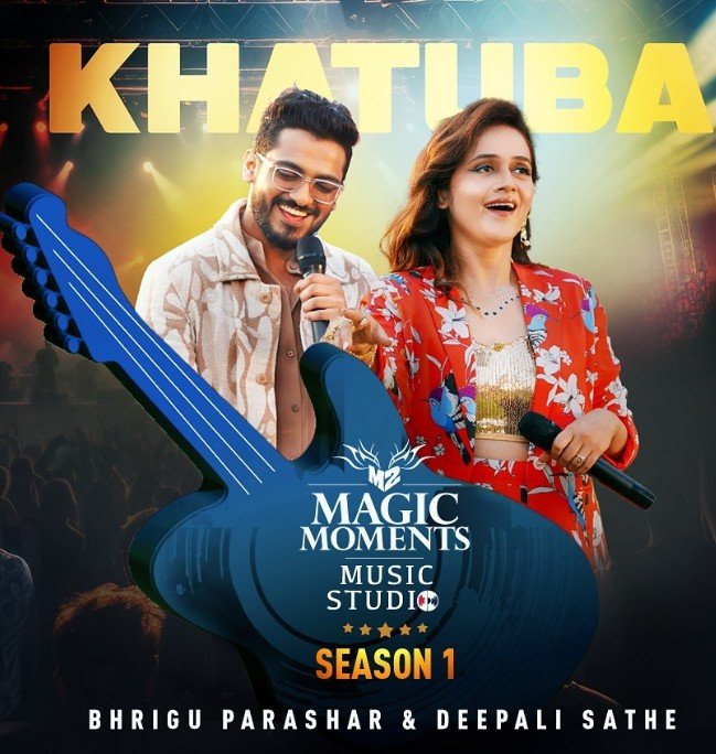 Bhrigu Parashar and Deepali Sathe in the song "Khatuba"