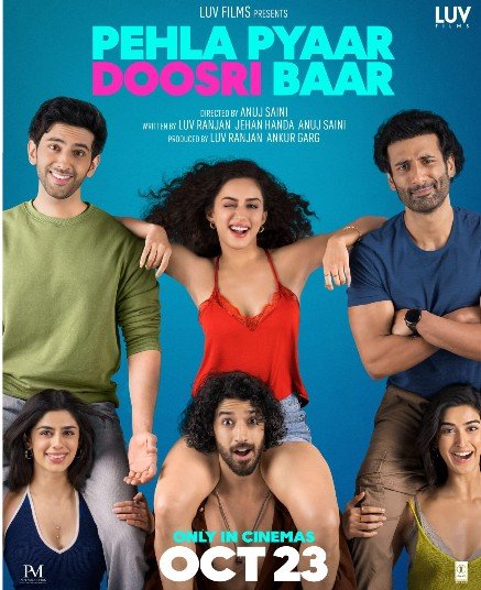 Kunal Vaid on the poster of the film 'Pehla Pyaar Dusri Baar'