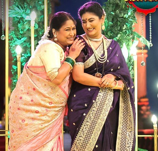 Mugdha in a scene of the TV Show 'Paaru'