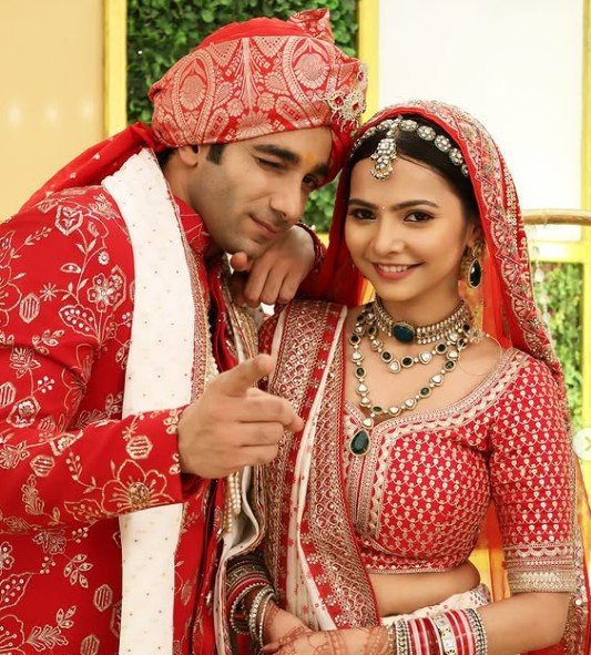 Prachi Singh with Aman Gandhi in the TV Serial 'Kyunki Saas Bhi Kabhi Bahu Thi 2'