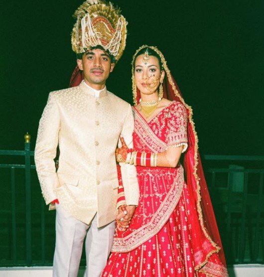 Sawan Barwal and Shabnam Thakur wedding picture