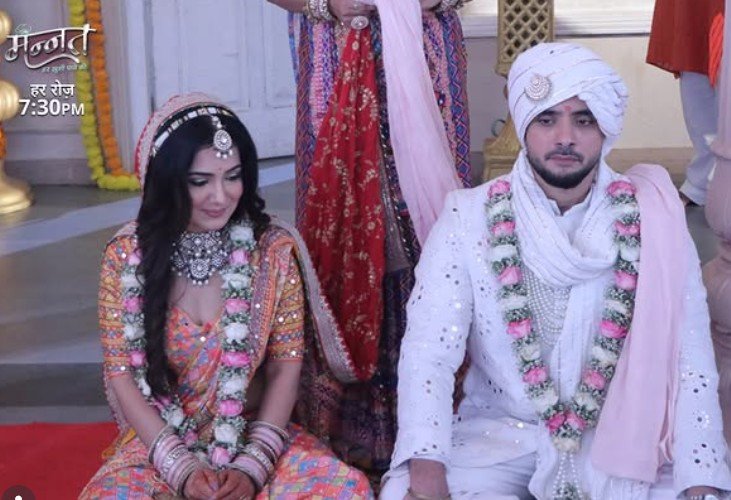 Shikha Pandey in a scene from the TV Show 'Mannat: Har Khushi Paane Ki'