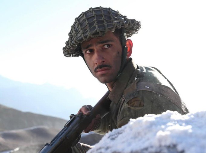 Sparsh Walia in the film '120 Bahadur'